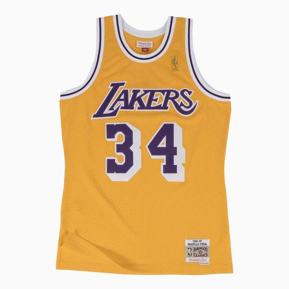 Swingman Shaquille O'Neal Los Angeles Lakers NBA 1996-97 Jersey